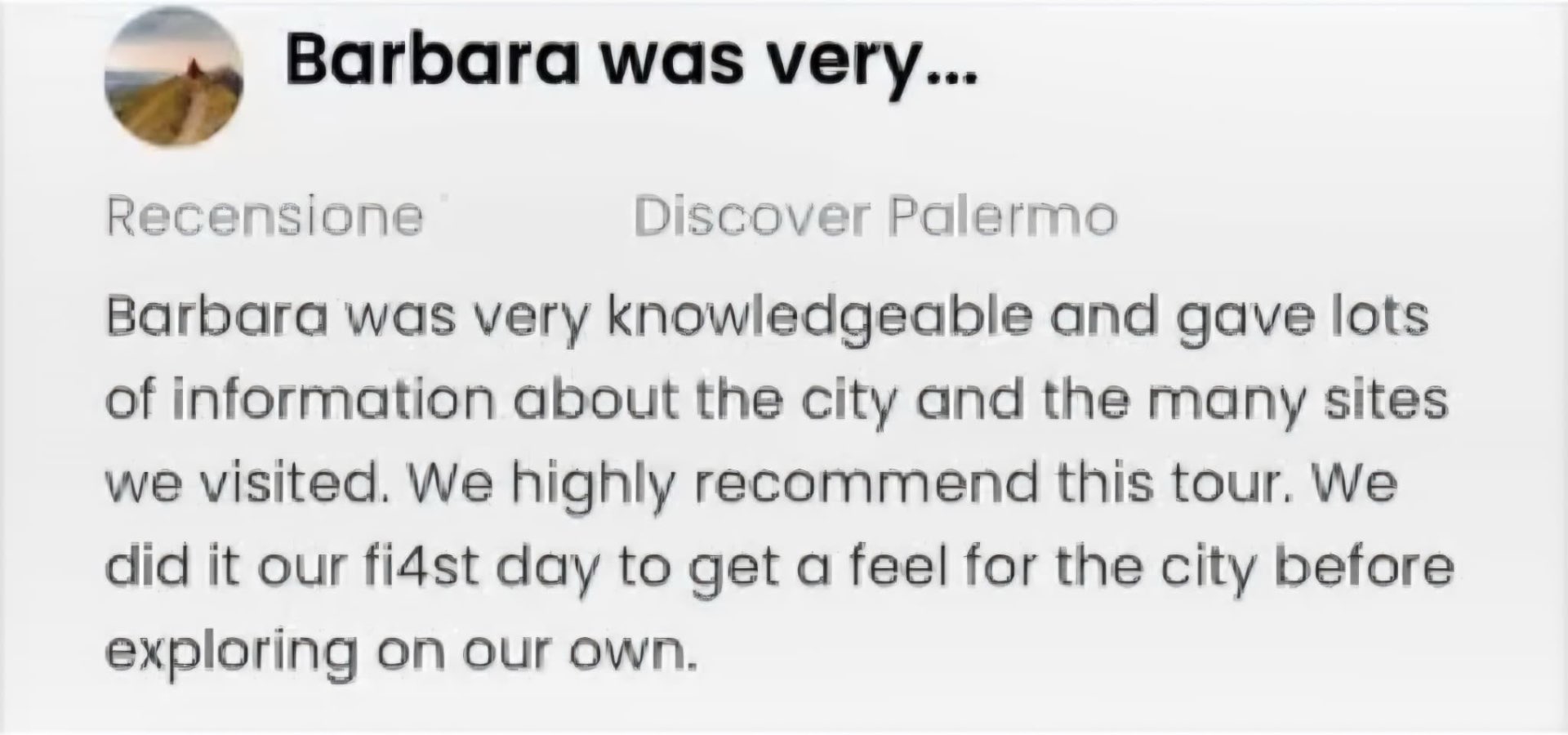 Recensione dei miei ospiti